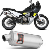 Exhaust Tip With Noise Certification Dakar Stainless Steel - Mivv Compatible With Husqvarna Norden 901 (2022-2024)