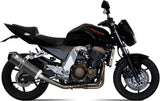 Exhaust Tip With Noise Certification Oval Carbon Carbon - Mivv Compatible With Kawasaki Z 750 (2004-2006)