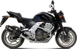 Non-Catalytic Exhaust Tip With Sound Certification Oval Carbon Carbon - Mivv Compatible With Kawasaki Z 750 (2007-2014)