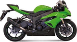 Exhaust Tip With Noise Certification Suono Steel Black Carbon - Mivv Compatible With Kawasaki Zx 6R 636 (2009-2016)
