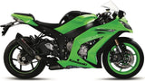 Exhaust Tip With Noise Certification Suono Steel Black Carbon - Mivv Compatible With Kawasaki Zx-10R (2011-2015)