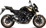 Non-Catalytic Exhaust Tip With Sound Certification Gp Steel Black - Mivv Compatible With Kawasaki Z 750 R (2011-2014)