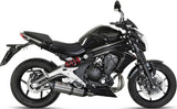 Complete Catalytic Exhaust System With Sound Certification Suono Stainless Steel Carbon - Mivv Compatible With Kawasaki Er-6 F (2012-2016)