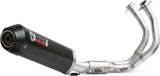 Complete Catalytic Exhaust System With Sound Certification Oval Carbon Carbon - Mivv Compatible With Kawasaki Z 650 (2024)