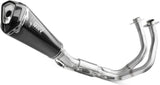 Complete Catalytic Exhaust System With Sound Certification Delta Race Steel Black Carbon - Mivv Compatible With Kawasaki Z 650 (2024)