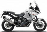Exhaust Tip With Noise Certification Speed Edge Stainless Steel Carbon - Mivv Compatible With Ktm 1090 Adventure (2017-2019)