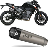 Exhaust Tip With Noise Certification X-M5 Titanium Carbon - Mivv Compatible With Ktm 890 Duke (2020-2024)