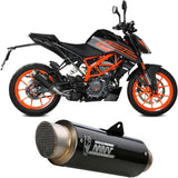 Exhaust Tip With Noise Certification Gppro Carbon - Mivv Compatible With Ktm 390 Duke (2021-2023)