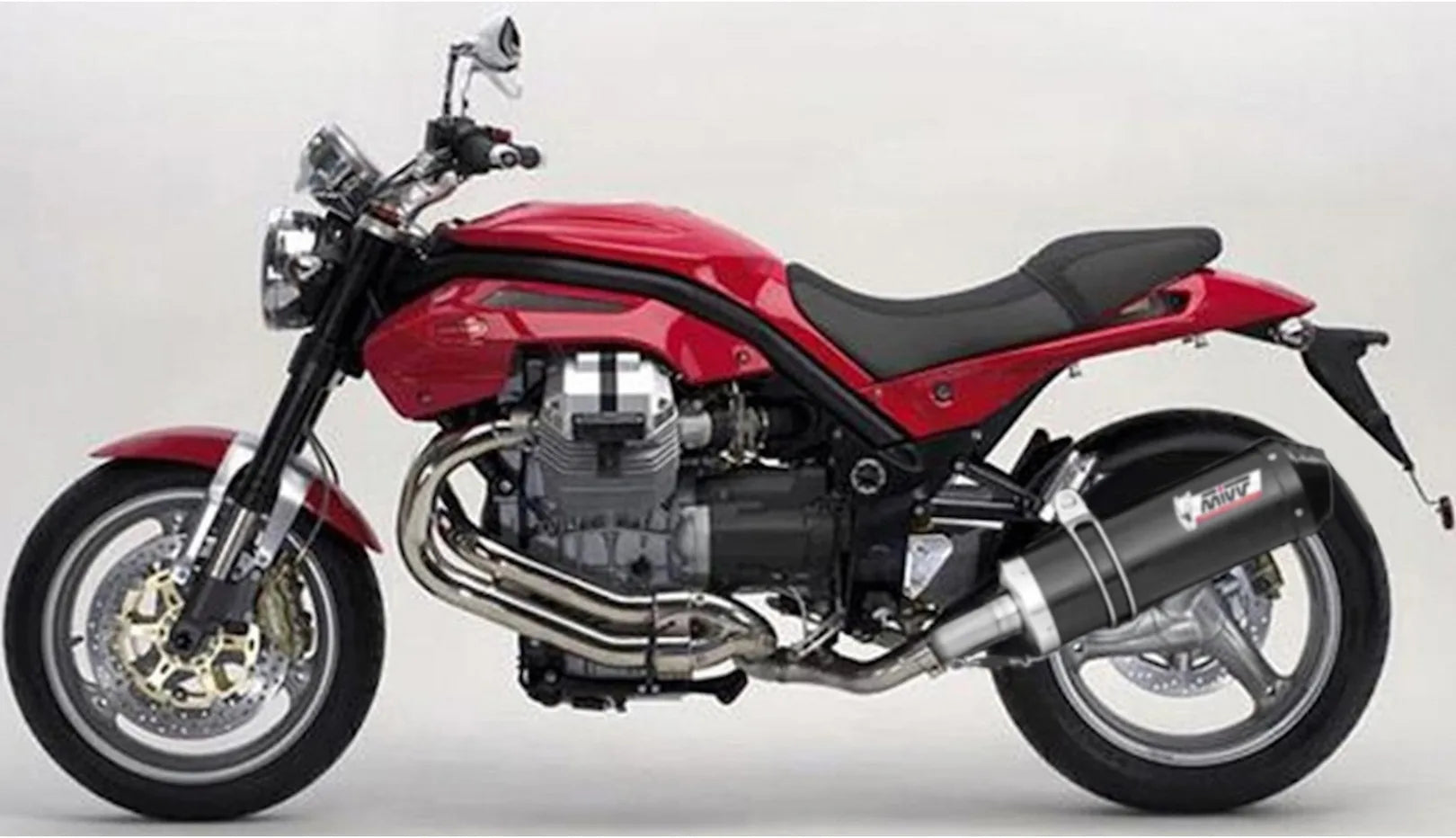 Catalytic Exhaust Tip With Sound Certification Oval Carbon Carbon - Mivv Compatible With Moto Guzzi Griso 1100 (2006-2011)