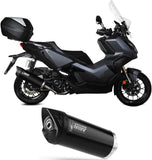 Catalytic Exhaust Tip With Sound Certification Mover Steel Black - Mivv Compatible With Honda Adv 350 (2022-2024)