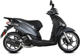 Complete Catalytic Exhaust System With Sound Certification Mover Steel Black - Mivv Compatible With Piaggio Liberty 125 (2019-2024)