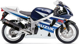 Exhaust Tip With Noise Certification Oval Carbon - Mivv Compatible With Suzuki Gsx-R 600 (1996-2000)
