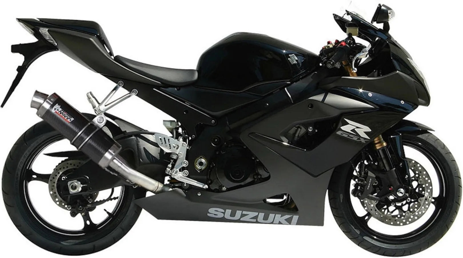 Exhaust Tip With Noise Certification Gp Carbon - Mivv Compatible With Suzuki Gsx-R 1000 (2005-2006)