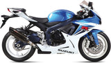 Exhaust Tip With Noise Certification Suono Steel Black Carbon - Mivv Compatible With Suzuki Gsx-R 600 (2011-2016)