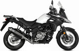 Catalytic Exhaust Tip With Sound Certification Speed Edge Steel Black Carbon - Mivv Compatible With Suzuki Dl 650 V-Strom (2017-2024)