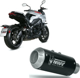 Exhaust Tip With Noise Certification Mk3 Steel Black - Mivv Compatible With Suzuki Gsx-S 1000 Katana (2019-2024)