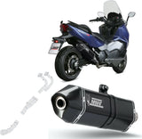 Complete Catalytic Exhaust System With Sound Certification Speed Edge Steel Black Carbon - Mivv Compatible With Sym Max Sym Tl 500 (2020)