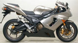 Exhaust Tip With Noise Certification Oval Stainless Steel - Mivv Compatible With Kawasaki Zx 6Rr 636 (2005-2006)