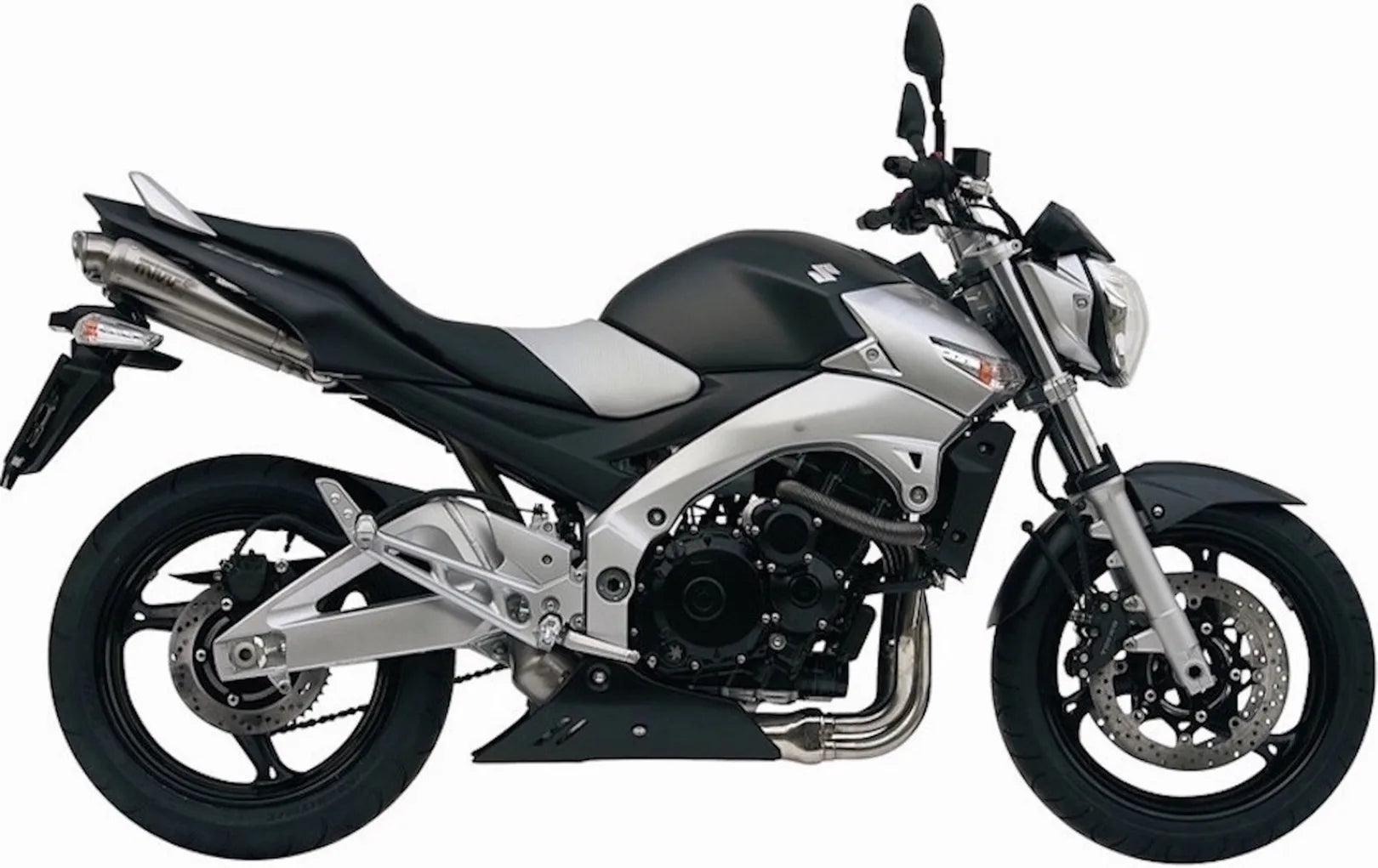 Dual Non-Catalytic Exhaust System With Sound Certification X-Cone Stainless Steel - Mivv Compatible With Suzuki Gsr 600 (2006-2010)