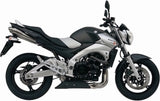 Dual Non-Catalytic Exhaust System With Sound Certification X-Cone Stainless Steel - Mivv Compatible With Suzuki Gsr 600 (2006-2010)