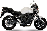 Dual Exhaust System With Sound Certification Suono Steel Black Carbon - Mivv Compatible With Yamaha Fz-6 (2004-2011)