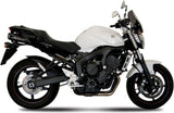 Dual Non-Catalytic Exhaust System With Sound Certification Suono Steel Black Carbon - Mivv Compatible With Yamaha Fz-6 Fazer (2007-2011)