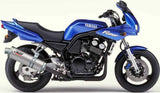 Exhaust Tip With Noise Certification Oval Stainless Steel - Mivv Compatible With Yamaha Fzs 600 Fazer (1998-2003)