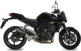Non-Catalytic Exhaust Tip With Sound Certification Gp Steel Black - Mivv Compatible With Yamaha Fz-1 Fazer (2006-2016)