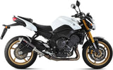 Exhaust Tip With Noise Certification Gp Steel Black - Mivv Compatible With Yamaha Fz-8 (2010-2016)