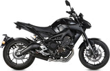 Complete Catalytic Exhaust System With Sound Certification Suono Steel Black Carbon - Mivv Compatible With Yamaha Mt-09 (2013-2020)