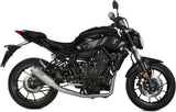 Complete Catalytic Exhaust System With Sound Certification Gppro Titanium - Mivv Compatible With Yamaha Mt-07 (2014-2020)