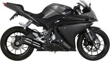 Complete Non-Catalytic Exhaust System With Sound Certification Suono Steel Black Carbon - Mivv Compatible With Yamaha Yzf-R 125 (2014-2018)