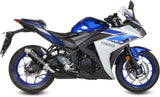 Exhaust Tip With Noise Certification Gp Carbon - Mivv Compatible With Yamaha Yzf-R25 (2015-2022)