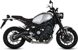 Complete Catalytic Exhaust System With Sound Certification Oval Carbon Carbon - Mivv Compatible With Yamaha Xsr 900 (2016-2020)