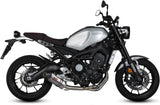 Complete Non-Catalytic Exhaust System With Sound Certification Oval Titanium Carbon - Mivv Compatible With Yamaha Xsr 900 (2016-2020)