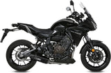 Complete Catalytic Exhaust System With Sound Certification Speed Edge Steel Black Carbon - Mivv Compatible With Yamaha Tracer 700 (2016-2024)