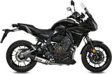 Complete Catalytic Exhaust System With Sound Certification Speed Edge Stainless Steel Carbon - Mivv Compatible With Yamaha Tracer 700 (2016-2024)