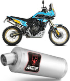 Exhaust Tip With Noise Certification Dakar Stainless Steel - Mivv Compatible With Yamaha Ténéré 700 (2019-2024)