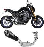 Complete Non-Catalytic Exhaust System With Sound Certification Delta Race Carbon Carbon - Mivv Compatible With Yamaha Mt-09 - Sp (2021-2023)