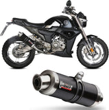 Complete Catalytic Exhaust System With Sound Certification Gp Steel Black - Mivv Compatible With Zontes Zt 125 G1 (2021-2024)