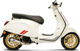 Complete Exhaust System Without Catalytic Converter And Without Sound Certification Relevance Stainless Steel Carbon Cap - Termignoni Compatible With Piaggio Vespa Primavera 125 (2008-2022)