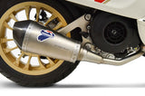 Exhaust Tip Without Sound Certification Relevance Stainless Steel Carbon Cap - Termignoni Compatible With Piaggio Vespa Primavera 125 (2008-2022)