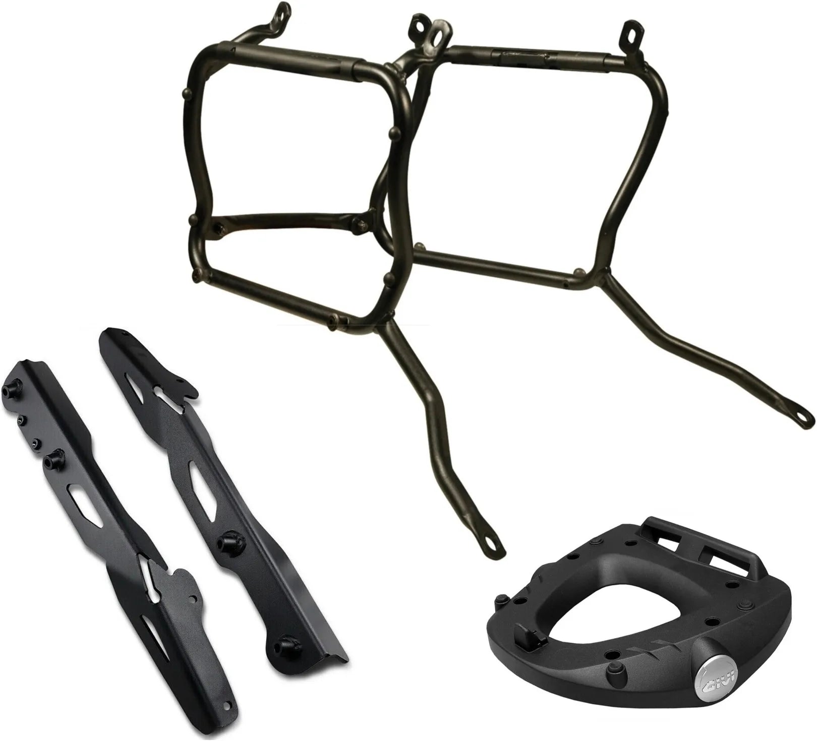 Rear Rack Monokey + Pannier Holder For Monokey Side - Givi Compatible With Benelli Trk 702 X (2023-2024)