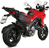 Uncatalysed Exhaust System Without Sound Certification Suono Steel Black Carbon - Mivv Compatible With Ducati Multistrada 1200 (2015-2017)