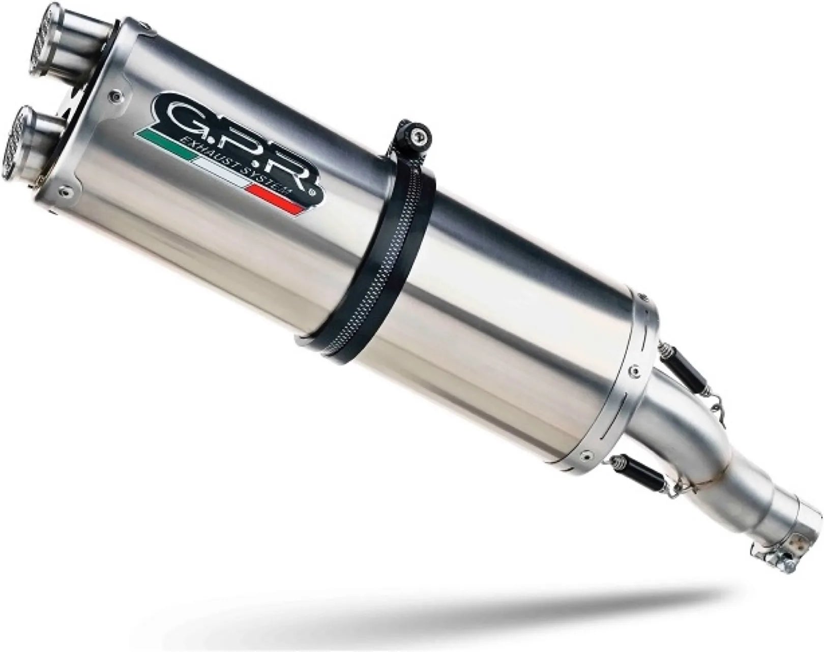 Exhaust Tip Without Sound Certification Dual Stainless Steel - Gpr Compatible With Kove Moto 800 X (2024-2026)