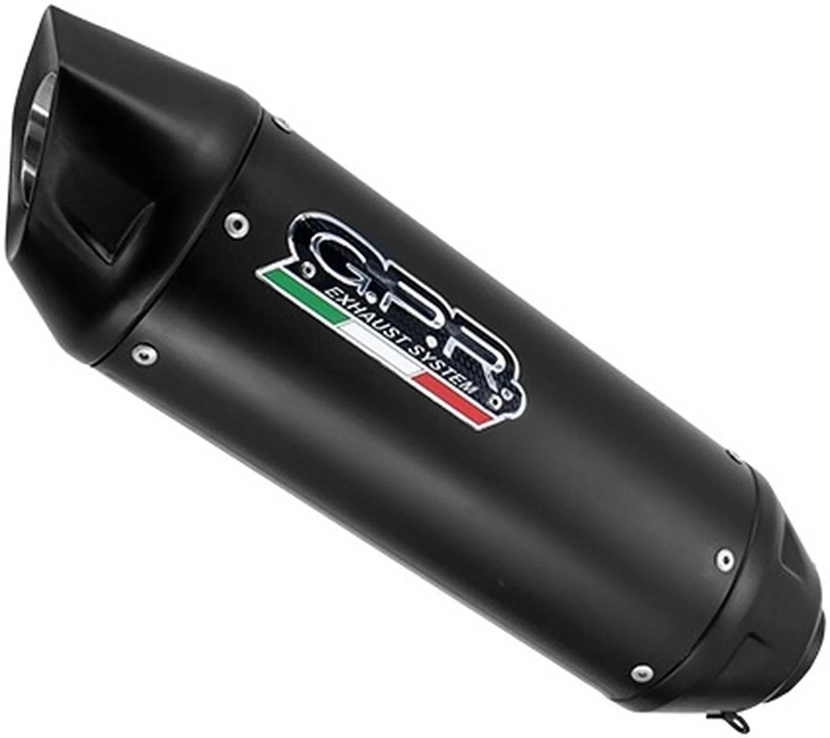 Exhaust Tip Without Sound Certification Furore-X Scooter Black Stainless Steel - Gpr Compatible With Zontes E 350 (2023-2025)