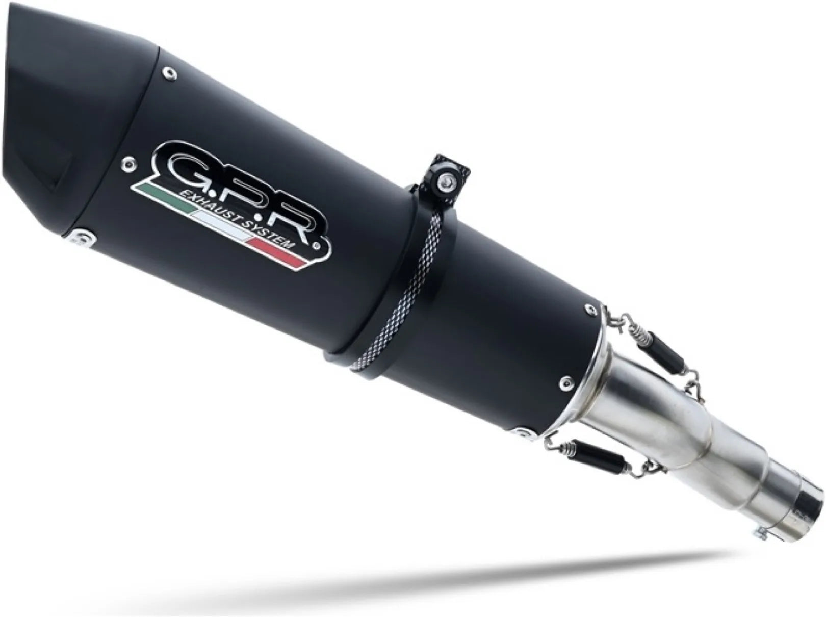 Complete Exhaust System Without Catalytic Converter And Without Sound Certification Grand Prix Titanium Black - Gpr Compatible With Aprilia Rs 457 (2024-2025)