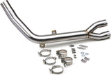 Non-Catalytic Connector Pipe - Mivv Compatible With Honda Xlv 700 Transalp (2008-2013)