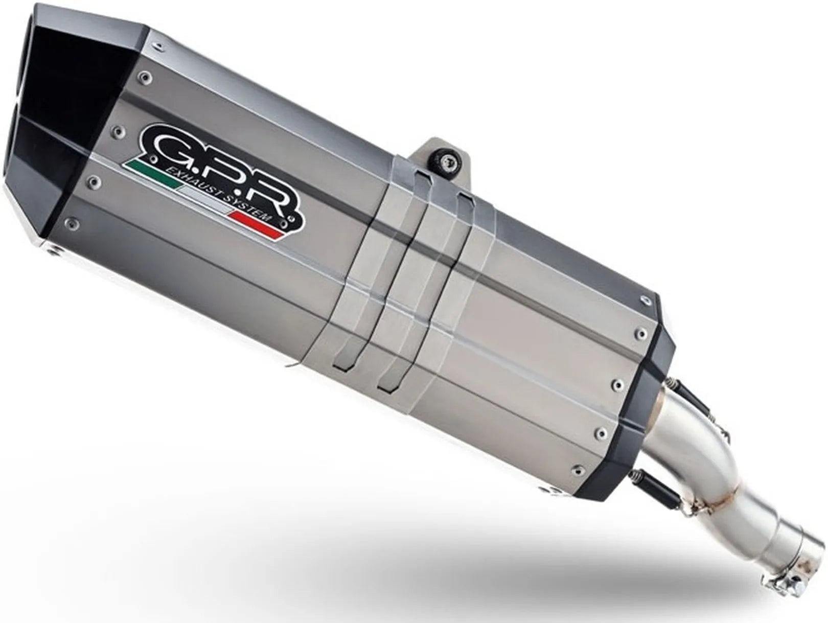 Complete Exhaust System Without Catalytic Converter And Without Sound Certification Hyper Sonic Titanium - Gpr Compatible With Cfmoto 450 Mt (2024-2025)