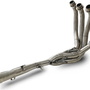 Non-Catalytic Exhaust Manifolds Stainless Steel - Mivv Compatible With Kawasaki Z 900 Rs (2018-2024)